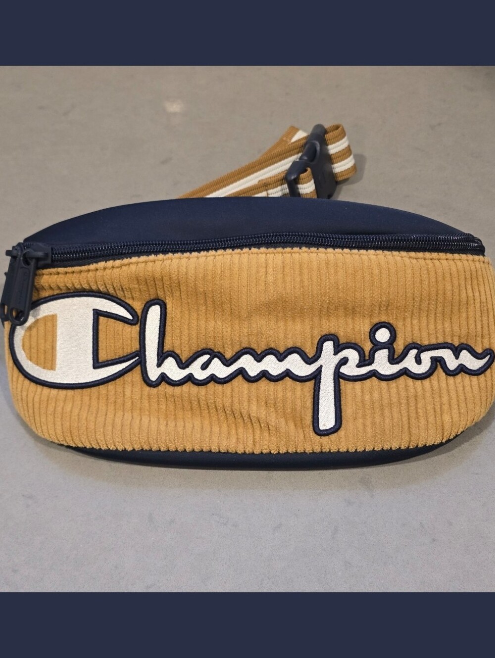 Champion corduroy Sling crossbody waist bag fanny pack